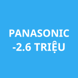 PANASONIC GIẢM 2.6 TRIỆU